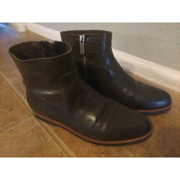 SHABBIES Amsterdam Leather Ankle Boots Size 36 US 5-5.5 - Picture 8 of 12